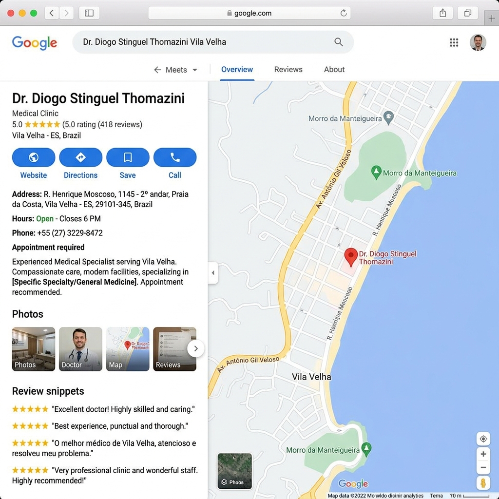 Exemplo Google Meu Negócio 2